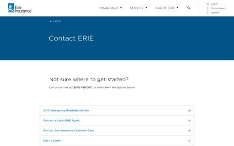 Contact ERIE | Erie Insurance
