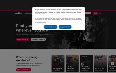 Songkick: Find the Best Concerts Near You, Tour Dates ...