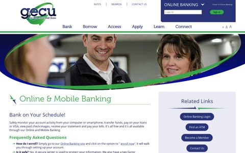 Online & Mobile Banking | Gas & Electric Credit Union