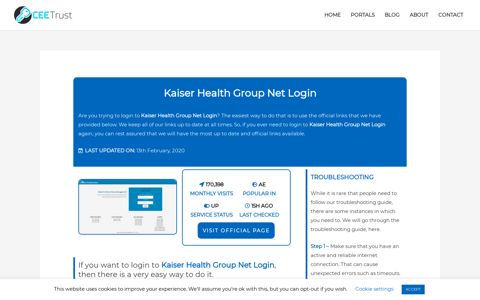 Kaiser Health Group Net Login - Find Official Portal - CEE Trust