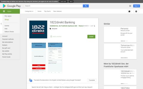 1822direkt Banking - Apps on Google Play