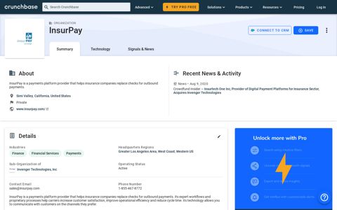 InsurPay - Crunchbase Company Profile & Funding