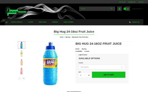 Big Hug 24-16oz Fruit Juice | Gazaly Trading