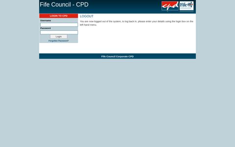 Fife Council Corporate CPD