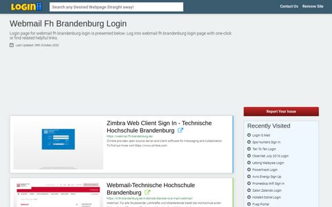 Webmail Fh Brandenburg Login - Loginii.com