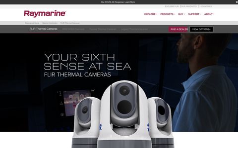 FLIR Thermal Marine Cameras | Raymarine - A Brand by FLIR