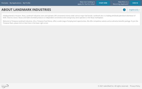 About Landmark Industries - talentReef Applicant Portal