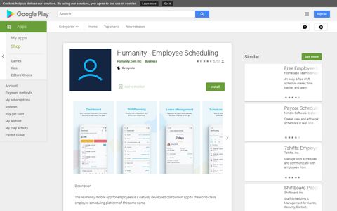 Humanity - Employee Scheduling - Apps on Google Play