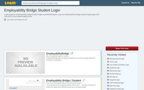 Employability Bridge Student Login - Loginii.com