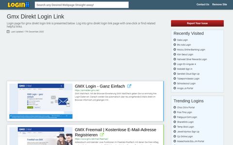Gmx Direkt Login Link - Loginii.com