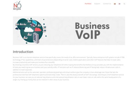 VoIP Empresarial (Ingles) | Grupo Nethexa