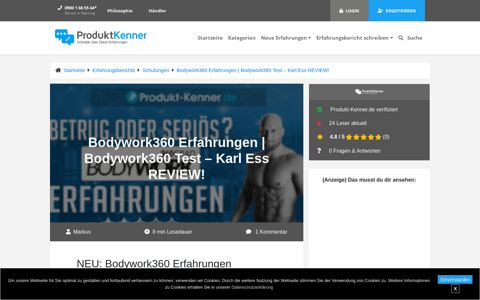 √ Bodywork360 Erfahrungen | Bodywork360 Test | Karl Ess √