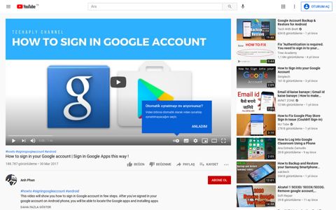 How to sign in your Google account | Sign in ... - YouTube