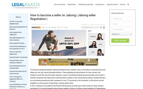 Jabong seller Registration| How to become a seller of Jabong ...