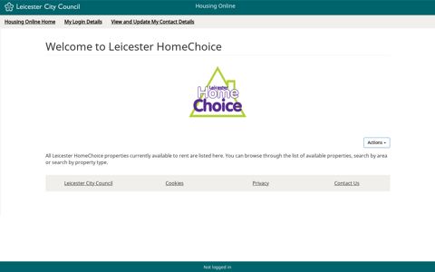 Welcome to Leicester HomeChoice