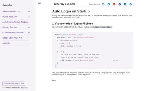 Auto Login on Startup | Flutter By Example