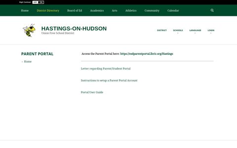 Parent Portal / Home - Hastings-on-Hudson UFSD