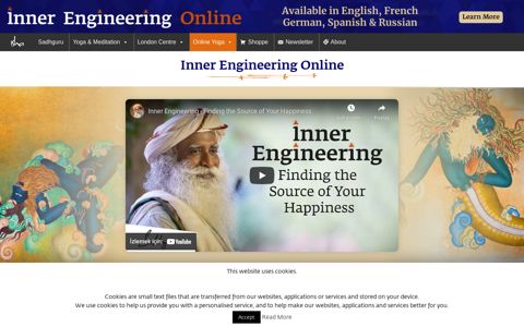 Inner Engineering Online | 50% Reduced Fee - Isha Europe