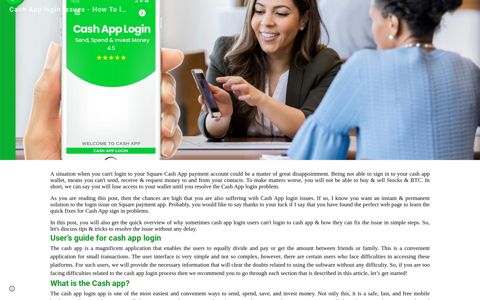 Fix Cash App login Issues - How To login Cash App Account