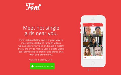 Fem Lesbian Dating App - Date Single Lesbian