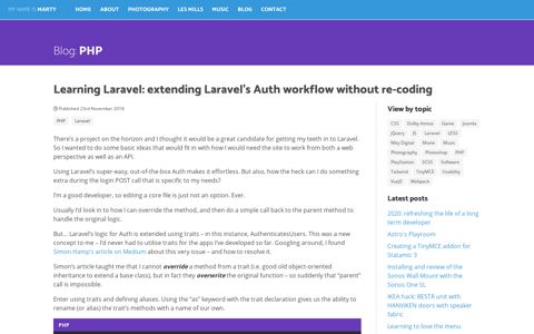 Learning Laravel: extending Laravel's Auth workflow without ...