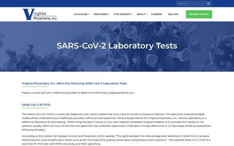 SARS-CoV-2 IgG Antibody Laboratory Test | Virginia ...