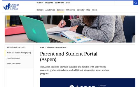 Parent and Student Portal (Aspen) | Chicago Public Schools
