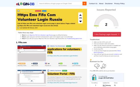 Https Ems Fifa Com Volunteer Login Russia