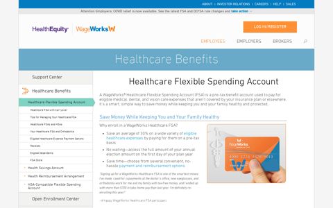 Flexible Spending Account Management | WageWorks