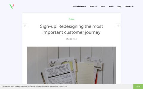 Sign-up: Redesigning the most important customer journey ...