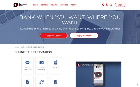 Online & Mobile Banking | Simmons Bank