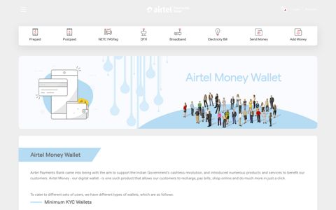 Airtel Money Wallet, Online Recharge Wallet | Airtel Payments ...