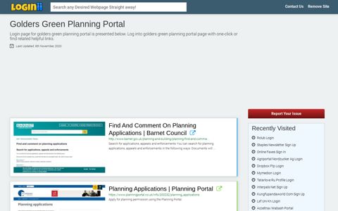 Golders Green Planning Portal - Loginii.com