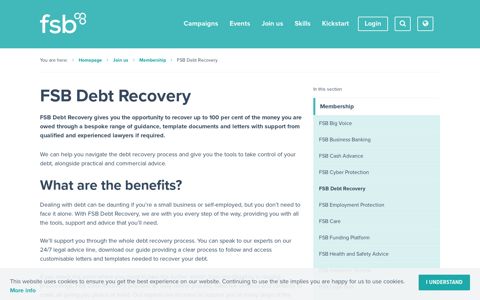 FSB Debt Recovery | FSB, The Federation of Small Businesses