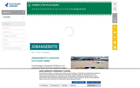 Jobangebote - Flughafen Stuttgart