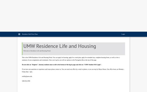 Welcome to Residence Life and Housing Portal - StarRez ...
