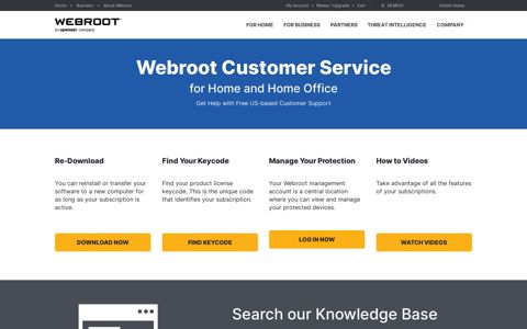Official Support & Customer Service for Home | Webroot