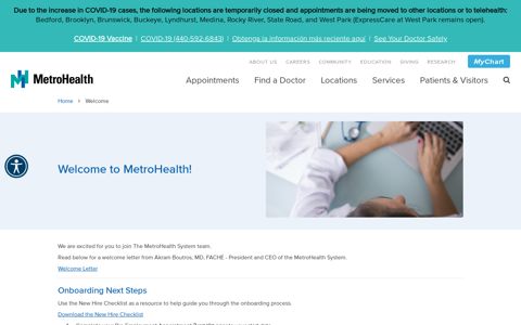Welcome | The MetroHealth System