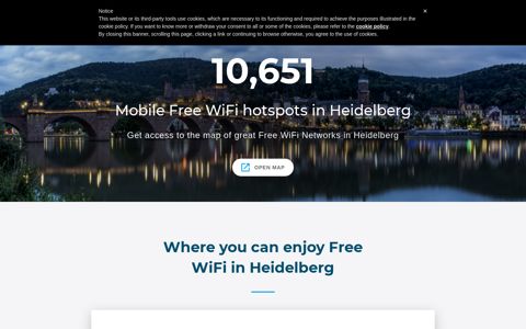 ▷ Free WiFi Hotspots in Heidelberg | Wiman