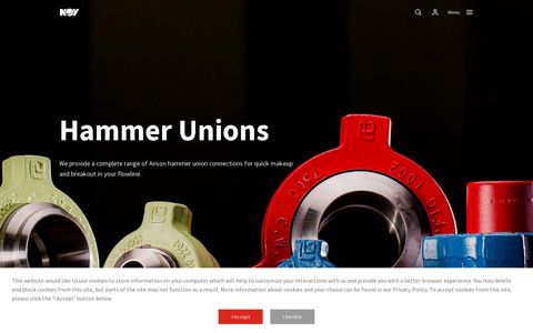 Hammer Unions - National Oilwell Varco