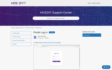 How to login to the HOS247 portal? – HOS247 Support Center