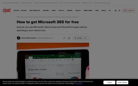 How to get Microsoft 365 for free - CNET