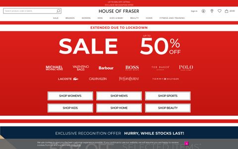 House of Fraser - Fashion, Beauty, Gifts, Home, Electricals ...