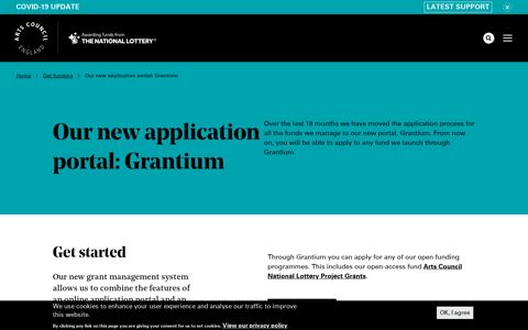 Our new application portal: Grantium | Arts Council England