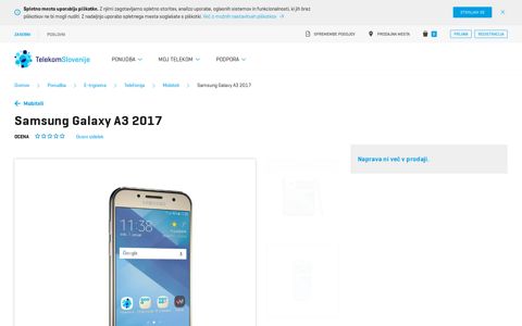 Samsung Galaxy A3 2017 - Zasebni uporabniki - Telekom ...