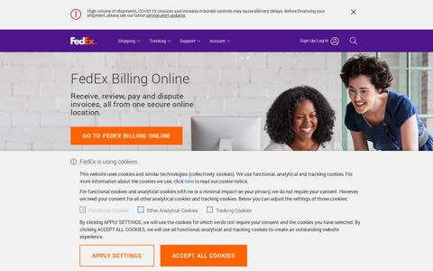 Billing Online | Electronic Invoices | FedEx Austria