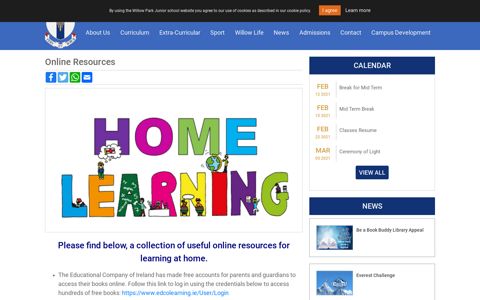 Online Resources | Willow Park Junior school