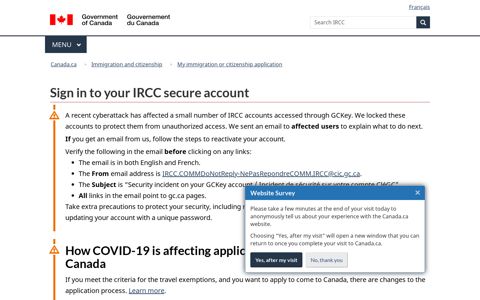 Sign in to your IRCC secure account - Canada.ca