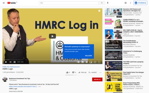 HMRC Login - YouTube