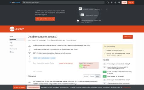 12.04 - Disable console access? - Ask Ubuntu